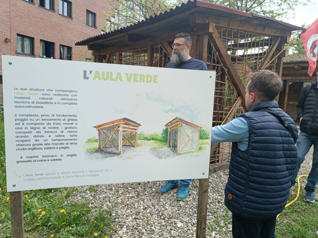 La redazione del Civico 11 visita il frutteto di S. Maria di Campagna