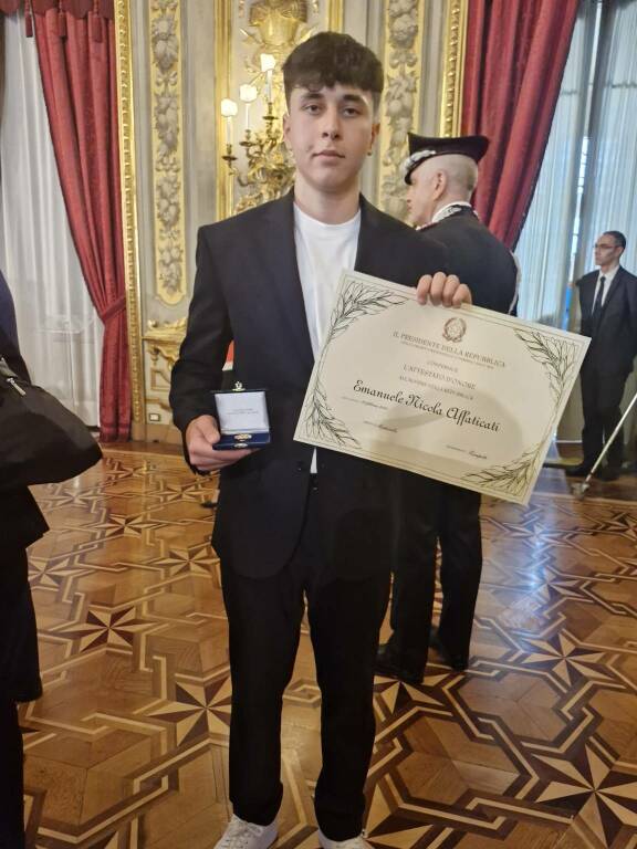 Emanuele Affaticati alfiere Quirinale